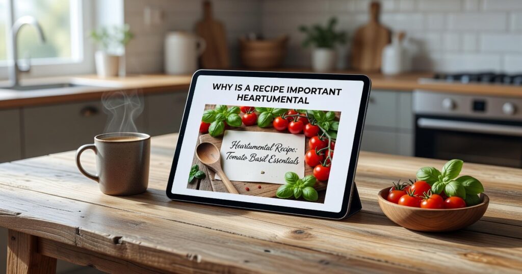 Why Is a Recipe Important Heartumental